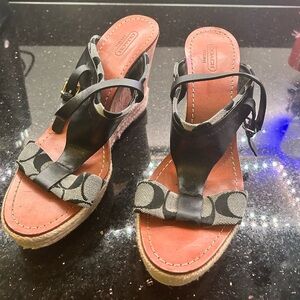 COACH vintage Mendez wedges